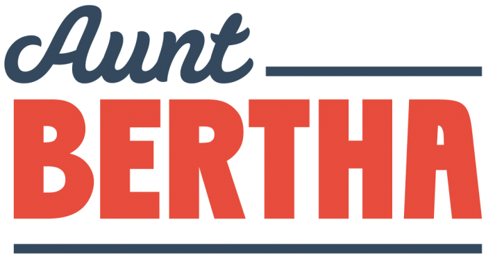 Aunt Bertha logo